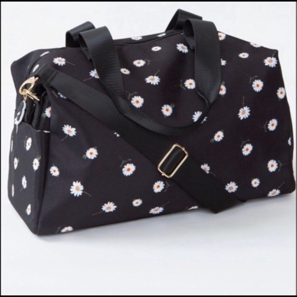 Daisy print duffle travel bag▪️ - Picture 14 of 16